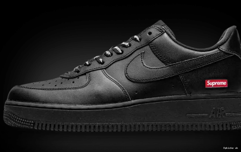 Nike Force Air 1 Black Low Supreme 0518